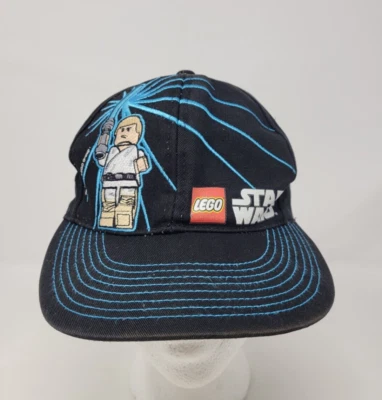 Gorra de béisbol negra Star Wars Lego Skywalker espalda elástica niños talla 4 16 Foto 1 de 4