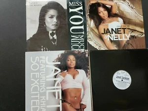 Janet Jackson - 4 12" Vinyl - Miss You Much, So Excited, Call On Me, Someone - Picture 1 of 1