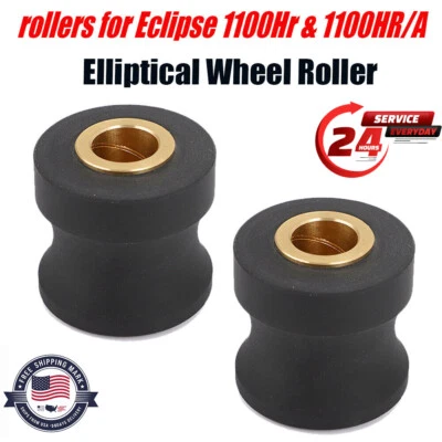 Pair Roller Wheels For Eclipse 1100HR/A Elliptical Exercise Machine 1100h - Image 1 of 4