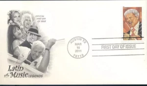TITO PUENTE PERCUSIONISTA TIMBALERO LEYENDA DE LA MÚSICA LATINA 2011 ARTCRAFT CACHET FDC - Imagen 1 de 1