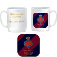 Personalised Grenadier Guards Ceramic Mug and Coaster set