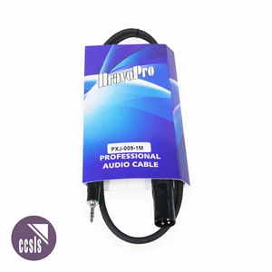 BravoPro PXJ009-01  1M 3.5mm TRS Jack Plug to 3-pin XLR Male - Bild 1 von 2