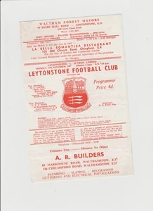 1967-68 Leytonstone. v. Sutton United - Isthmian League - Picture 1 of 1