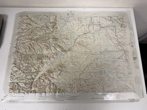 Vintage CODY Wyoming - Hubbard - 3D erhöhte topographische Karte - Bild 1 von 9
