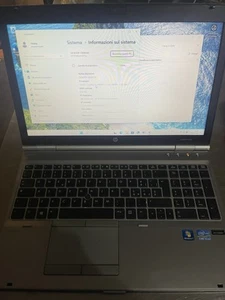 Hp Elitebook 8570p I5 8gb Ssd 256gb Win 11 - Foto 1 di 10