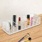 8 Grid Clear Cosmetic Organizer Makeup Display Case Lipsticks Holder Box Cases