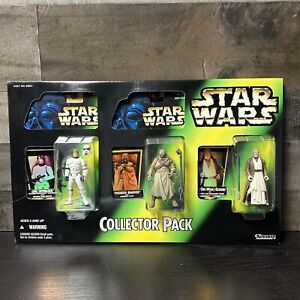 Star Wars Collector 1997 3 Pack Figures Luke,Tusken Raider, Obi-Wan Kenobi New