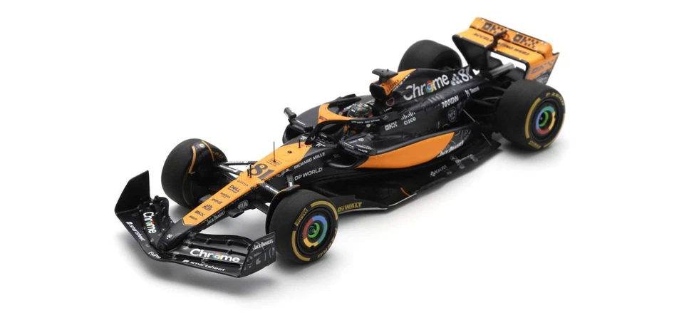 Spark McLaren F1 #81 Oscar Piastri 2023 Abu Dhabi GP 1/43 Scale Model Racing Car