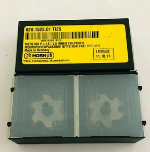 Cabezales de fresado de rosca maciza HORN 628.1525.01 TI25 NUEVOS 2 piezas. - Imagen 1 de 6