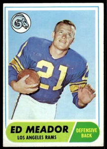 1968 Topps #106 Ed Meador Los Angeles Rams - Picture 1 of 2