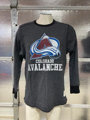 Sudadera Colorado Avalanche - Para Hombre Mediana - Marca Retro - Pullover - Gris Foto 1 de 4