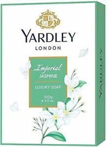 6X Yardley London Imperial Jasmine Luxury Soap for Women, 100g + FREE SHIPPING