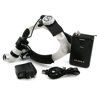 5W 80000lx LED Surgical Headlight High-power Medical Dental Head Lamp KD-202A-6 - Image 1 of 4