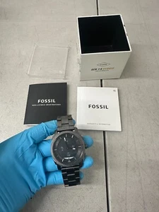 Fossil Machine Gen 6 Hybrid Smartwatch Smoke Stainless Steel FTW7070 USED - Picture 1 of 13