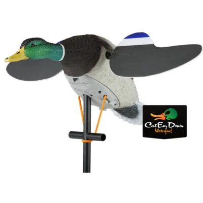NEW LUCKY DUCK LUCKY JUNIOR II 6V SPINNING WING MALLARD DRAKE DUCK DECOY  - Image 1 of 3