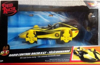 Hot Wheels - Speed Racer Yellow Radio Control Car X GT - RC - New in Box - Bild 1 von 2