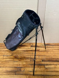 Knight Golf Club Bag Stand 4-way Divider Stand Carry with Rain Cover Black - Picture 1 of 23