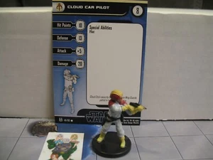 =Star Wars Miniatures FORCE UNLEASHED Cloud Car Pilot 49/60 with card = - Picture 1 of 1