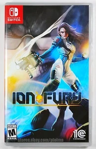 ION FURY Sealed / IMPERFECT Nintendo Switch Game Limited Run ESRB Release - Picture 1 of 8