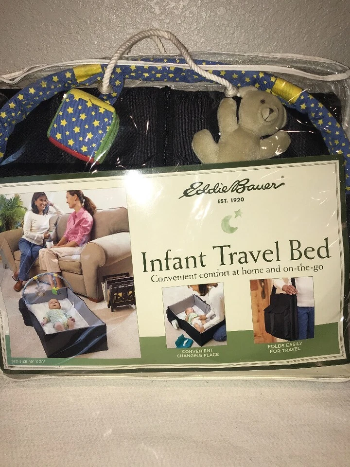 Cama de viaje infantil Eddie Bauer nueva 19X30 Foto 1 de 4