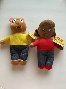 PBS Kids Peluche Arthur y Francine Lote de 2 - Imagen 1 de 1