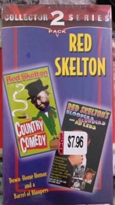NEW Sealed Red Skelton 2 Pack VHS 1998 Country Comedy Blooper Blunders & Ad Libs - Picture 1 of 2