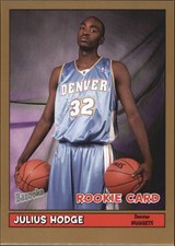 2005-06 Topps Bazooka Basketball Gold #189 Julius Hodge
