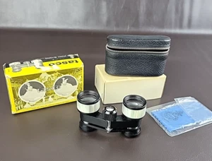VTG Tasco Japan Opera Glasses Play Binoculars Mother of Pearl 3X Coated w Case - Picture 1 of 16