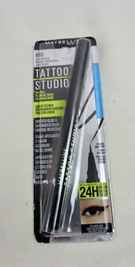 Pluma de tinta líquida MAYBELLINE 24H Tattoo Studio punta precisa 880 NEGRO CHORRO - Imagen 1 de 3