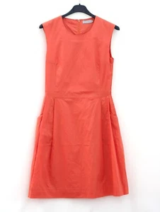 COS Damen Kleid Gr. 34 Ärmellos Orange TOP - Bild 1 von 2