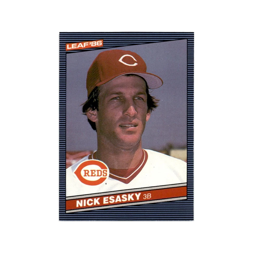 Nick Esasky 1986 Leaf #162 Cincinnati Reds Baseball Card NM - Image 1 of 3