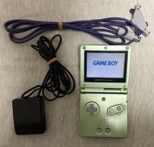 Nintendo GBA SP Toys R Us Limited Pearl Green Console Adapter No Box Used Tested - Picture 1 of 2