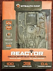 Stealth Cam STC-RAWT-V2 Reactor 100FT 38MP Cellular Trail Camera VERIZON OR AT&T - Picture 1 of 1