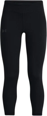 Under Armour Girls' Motion Solid Crop Leggings Size Large Black - Image 1 of 3