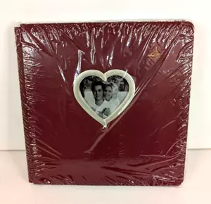 Creative Memories 12" x 12" Cranberry Red Silver Heart Scrapbook Album Coverlet - Picture 1 of 7