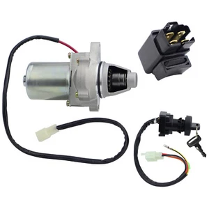 Starter&Relay for Suzuki LT80 Quadsport 1987-2006 ATV 31100-40B00 with Switch - Picture 1 of 13