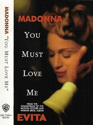 Madonna You Must Love Me cassette single Soundtrack, Soft Rock Evita - Image 1 of 4