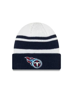 Tennessee Titans New Era Nvy/White Knit Cozy Cuffed Knit Hat - Picture 1 of 2