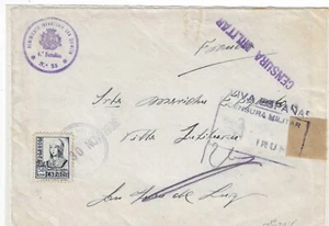 SPAIN "50" COVER "REG INF SAN QUINTIN" SPANISH CIVIL WAR - Picture 1 of 2