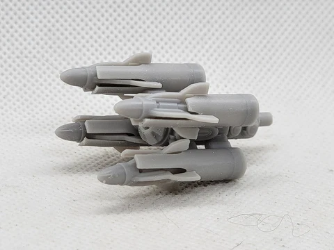 3d Printed Arctic BAT Hand Missile Launcher 1:12 GI Joe Classified/Marvel Legend Cover