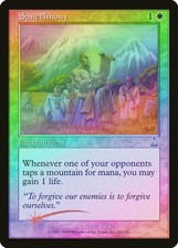 Sanctimony FOIL Urza's Destiny HEAVILY PLD White Uncommon MAGIC CARD ABUGames