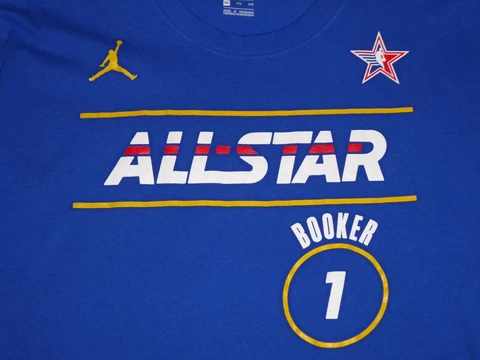 Devin Booker Jordan Nike T-Shirt Men's XXL NBA All-Star Cover