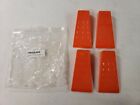 Pack Of 4 Timber Savage 5.5 Inch Felling Wedge Chain Saw Logging Supplies Orange