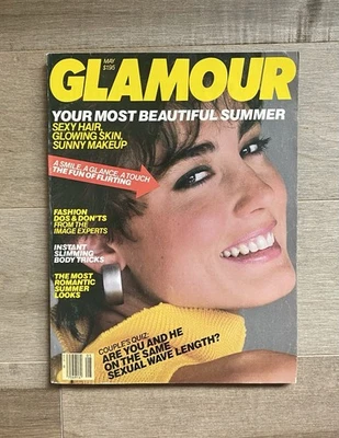 Vintage Glamour Magazine: May 1984, Great Condition, Fun Ads, Articles - Image 1 of 4