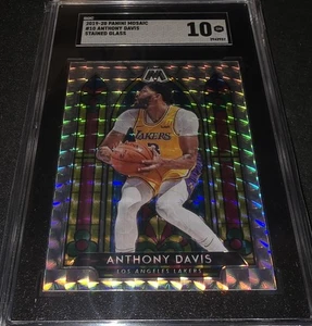 2019-20 Panini Mosaic - Stained Glass Anthony Davis #10 SGC 10 - Picture 1 of 9