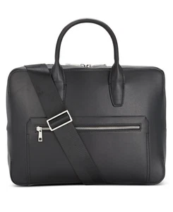 Alfani Mens Messenger Bag Black One Size - Picture 1 of 4