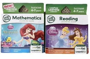 NEW LeapFrog Mathematics & Reading Learning Games Little LeapsterGS Homeschool - Picture 1 of 5