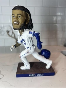 Maikel Garcia Bobblehead MLB White Uniform Kansas City Royals Rookie 2024 No Box - Picture 1 of 9