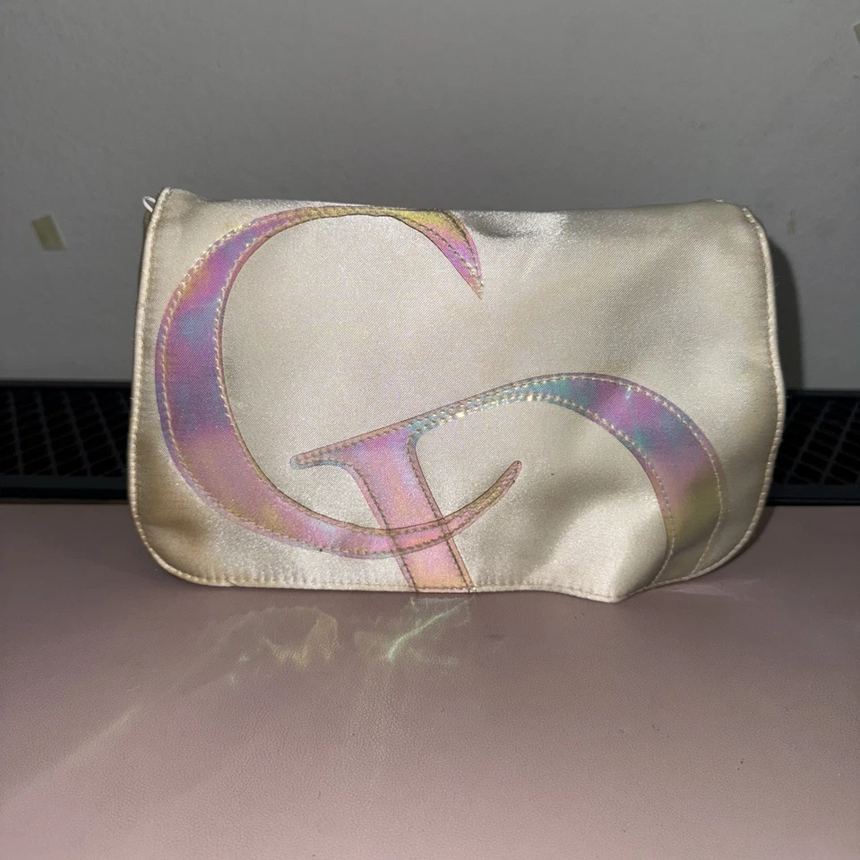 Bolso de cosméticos Christian Dior satinado iridiscente/perfume Travel Trousse de Toilette Foto 1 de 4