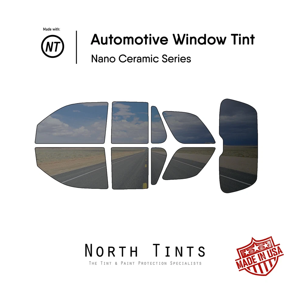 Película de tinte de ventana precortada nano cerámica vidrio para automóvil para Buick Rainier 2004-2007 Foto 1 de 4